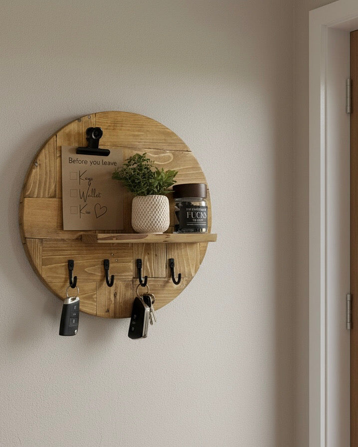 schlüssel aufbewahrung Runder Schlüsselhalter aus Holz mit Ablage Canyon - Grand Canyon Category:Kinder Jugend_ATB Bereifung mit Reflexstreifen Farbe:ANTHRAZIT