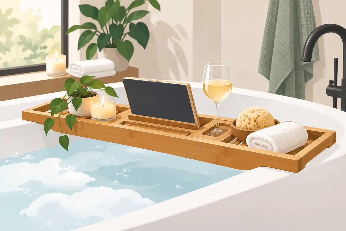 Bath Caddies That Make Time at Home Feel Special