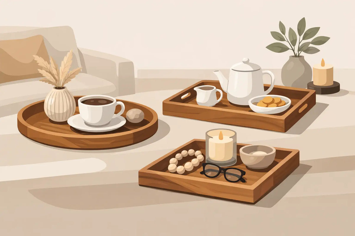 10 Best Wooden Trays for Coffee Table Style