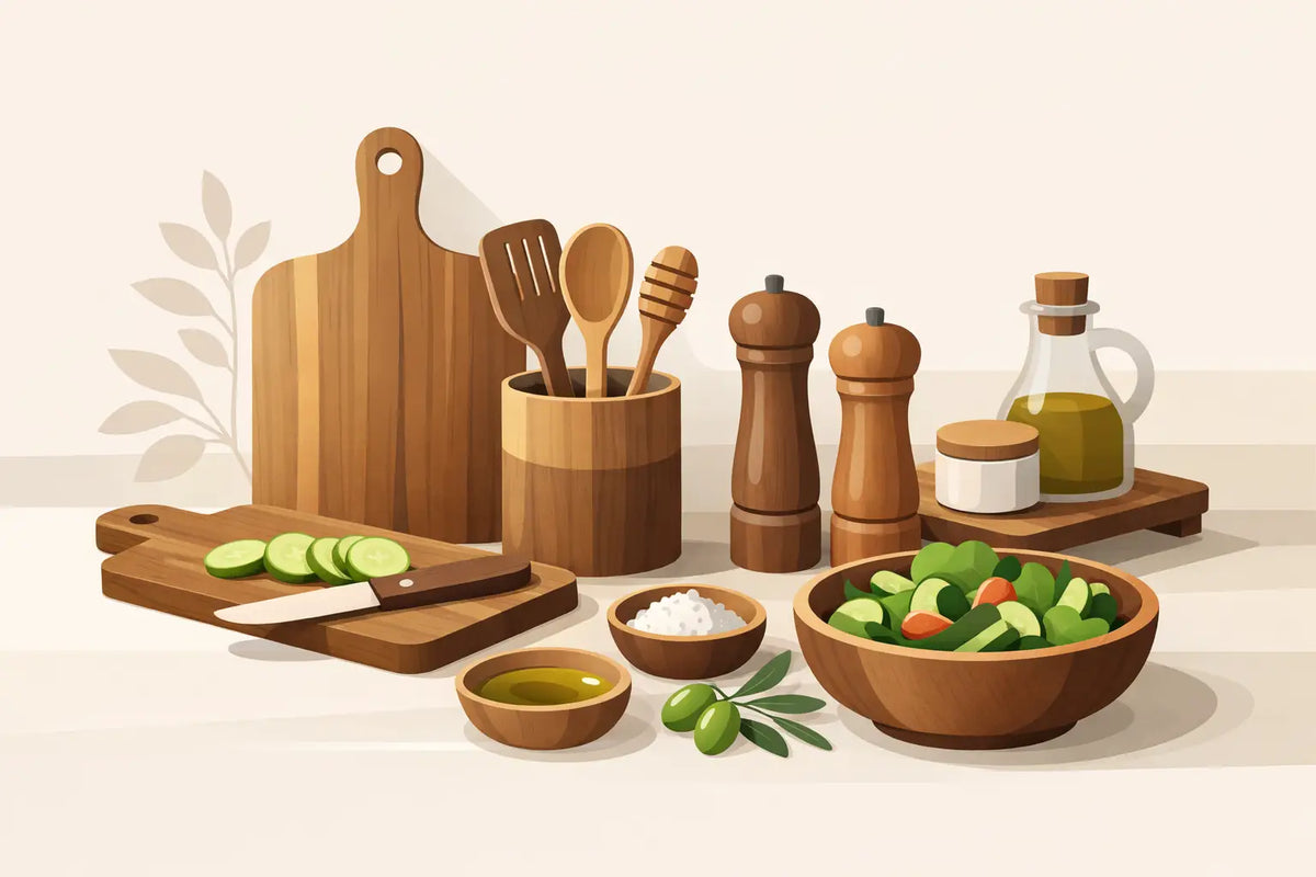 Wooden Kitchen Accessories That Earn Their Place