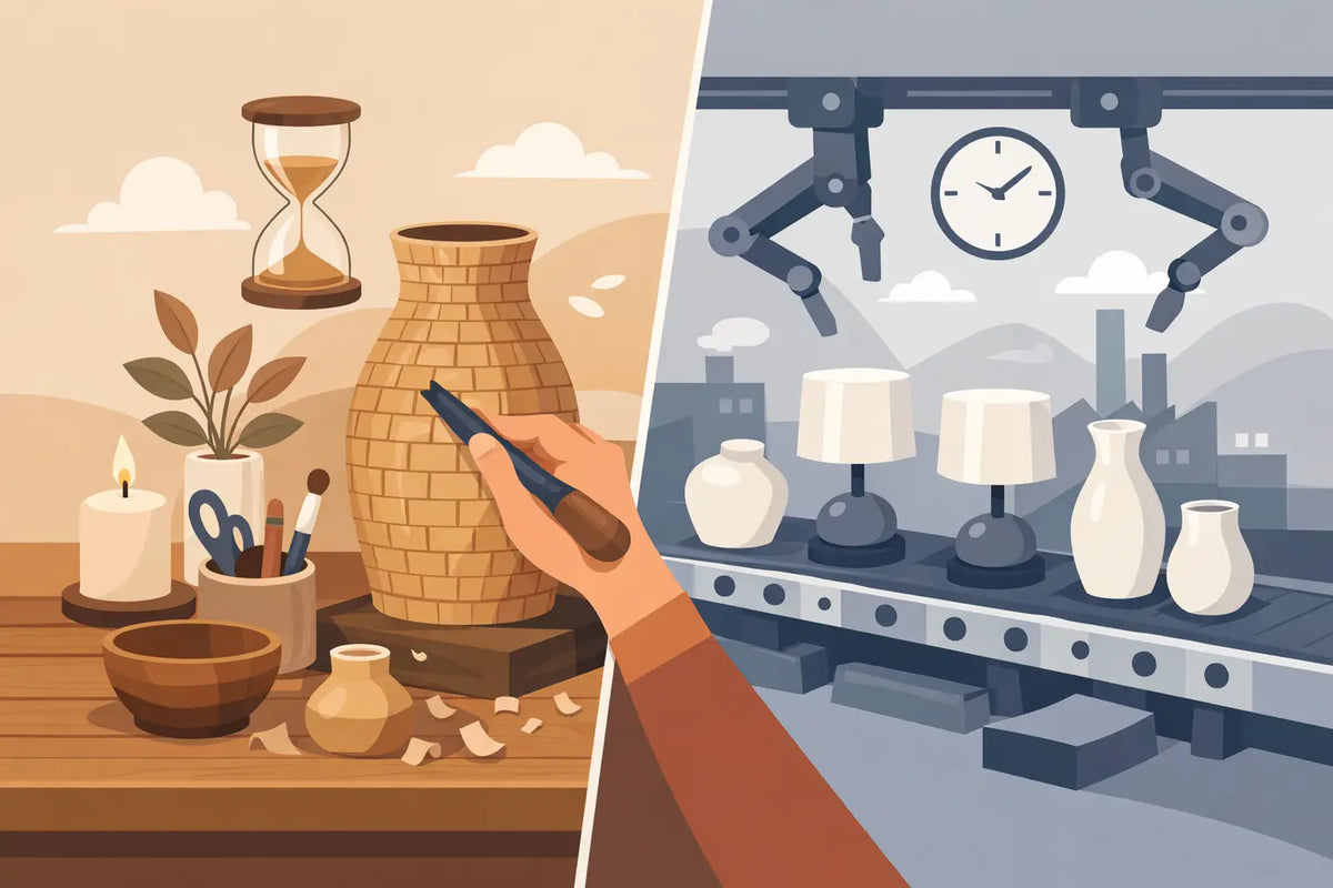 Handmade vs Mass Produced Decor: What Lasts?