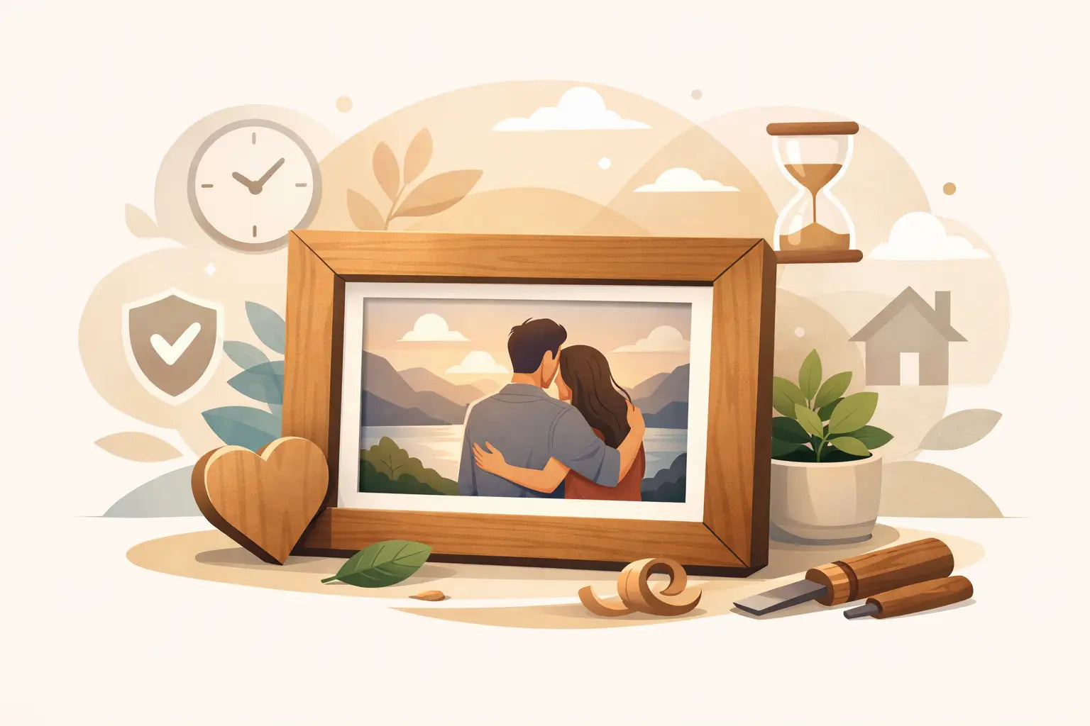 Why a Personalised Wooden Picture Frame Lasts