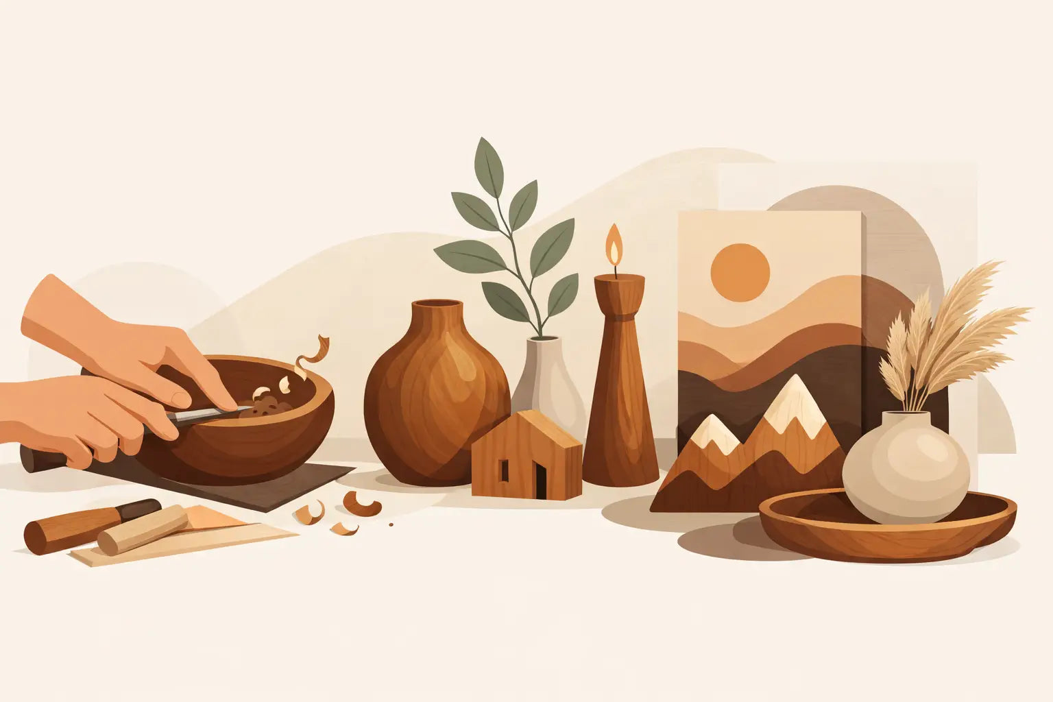 Why Handcrafted Wood Decor Still Matters