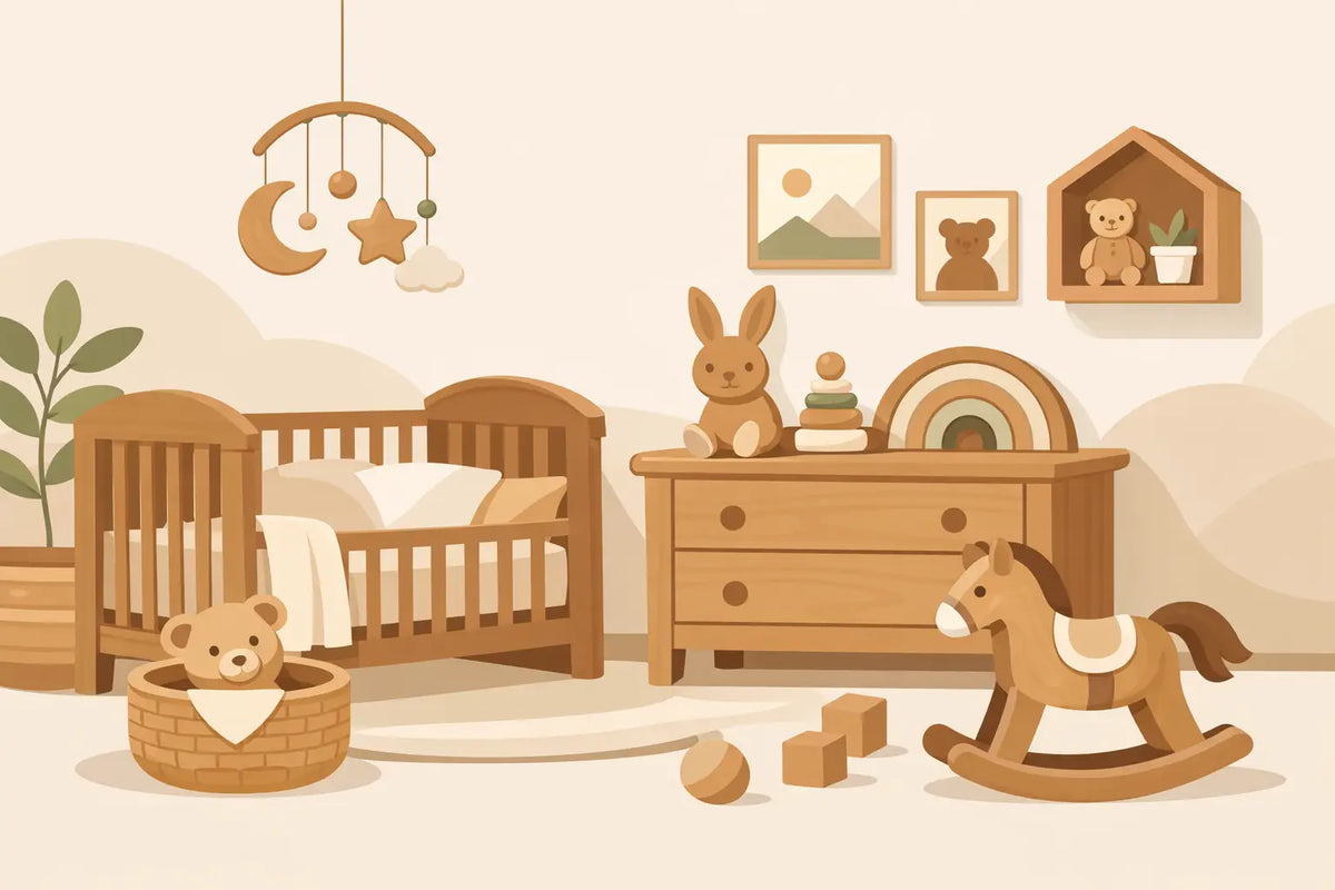 Wooden Nursery Decor That Feels Timeless