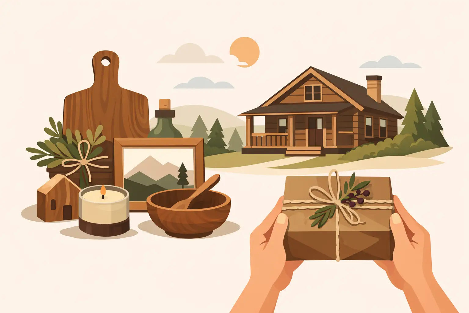 Choosing a Rustic Wooden Housewarming Gift