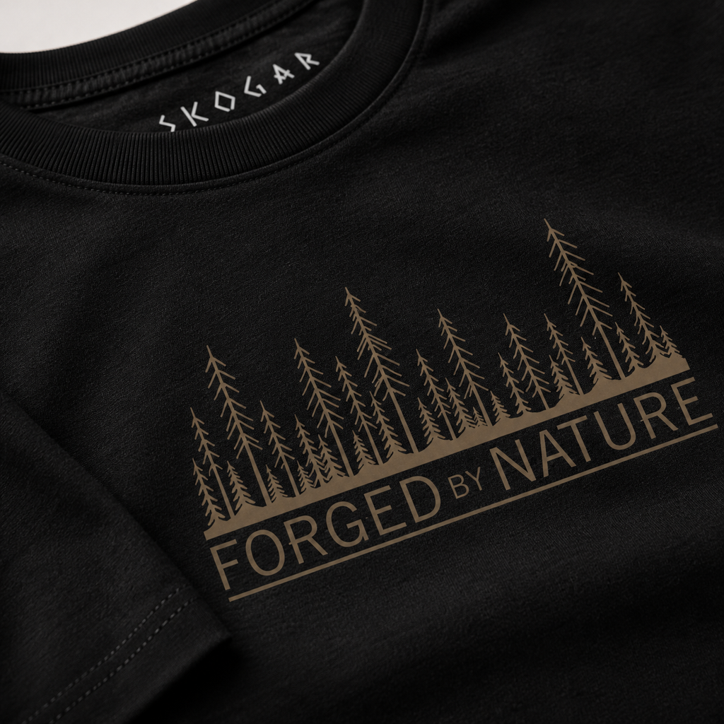 Organic Kids Hiking T-Shirt | Forged by Nature | Matching Dad & Kid Adventure Tee