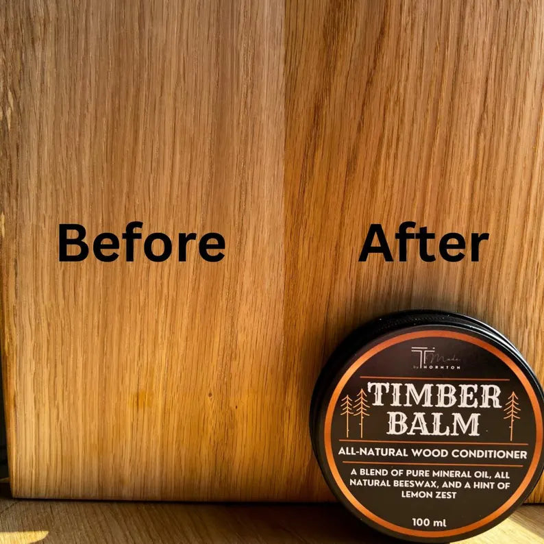 Timber Balm – Natural wood conditioner with beeswax & mineral oil image 1