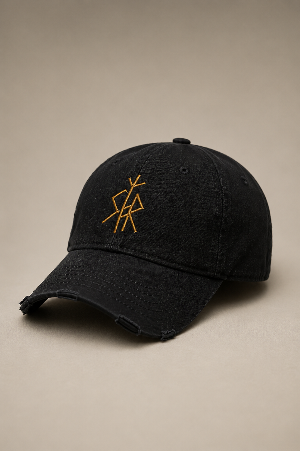 SKOGAR Distressed Dad Hat | Embroidered Outdoor Adventure Cap