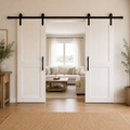Double Barn Door | Custom Handmade Douglas Fir Sliding Doors | Made to Measure