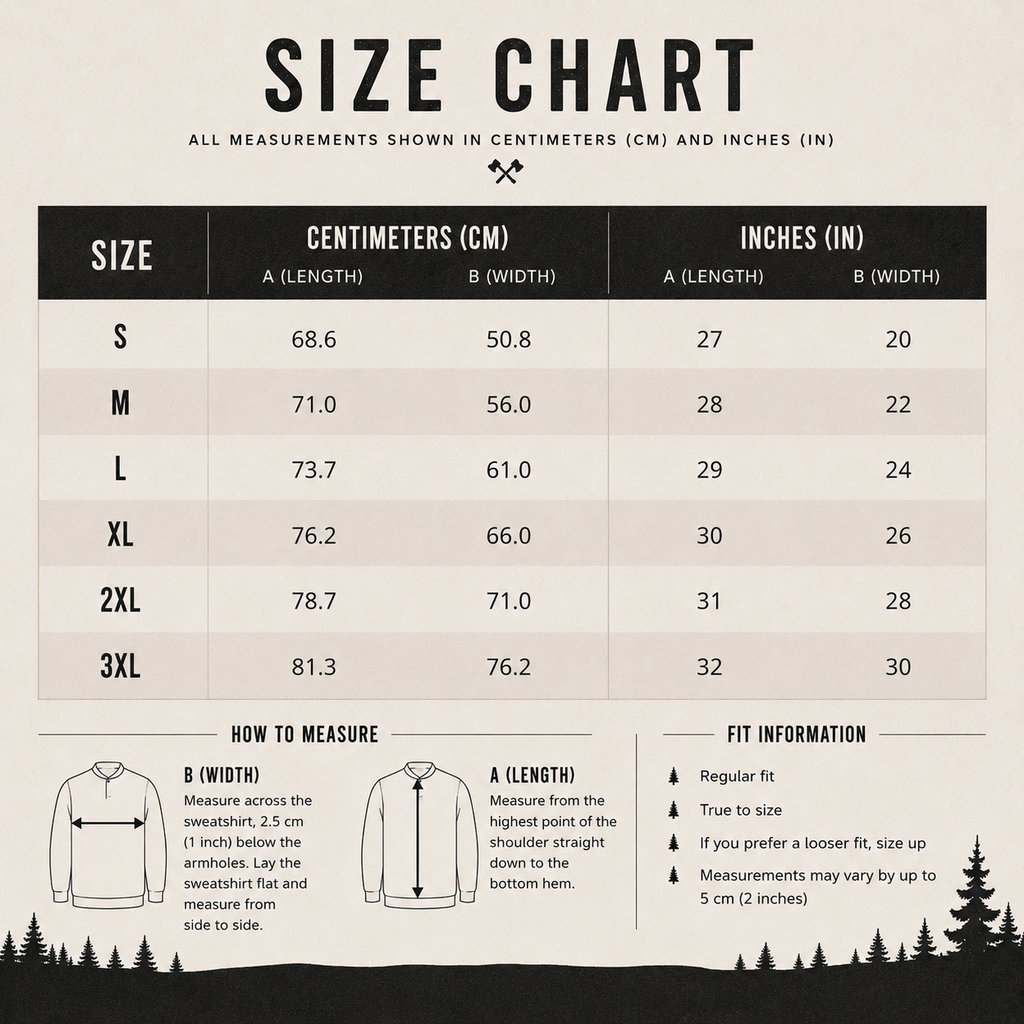 SKOGAR Quarter Zip Sweatshirt | Nordic Pullover | Soft Brushed Outdoor Jumper