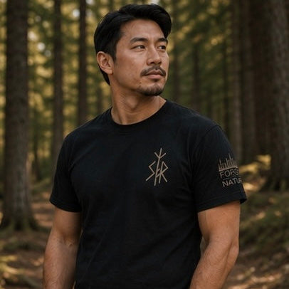 SKOGAR Rugged Wear T-Shirt – Forged by Nature