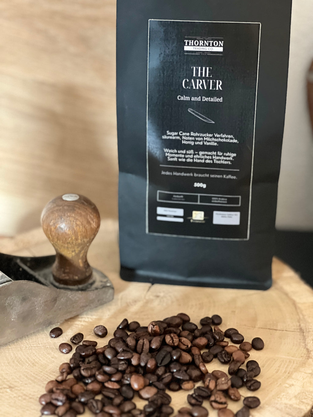 The Carver Coffee | Smooth & Sweet German Whole Bean Coffee | Decaffeinated image 1