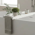 Handmade Bath Caddy | Wooden Bathtub Tray with Towel Rail | Custom Bath Board