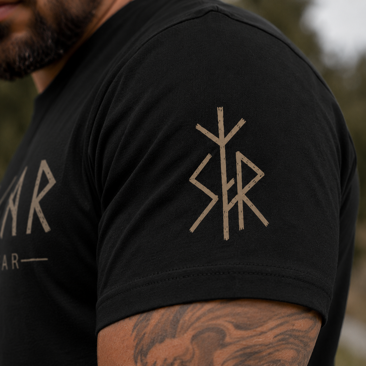 Men's SKOGAR Graphic T-Shirt, Nordic Inspired Outdoor Adventure Tee