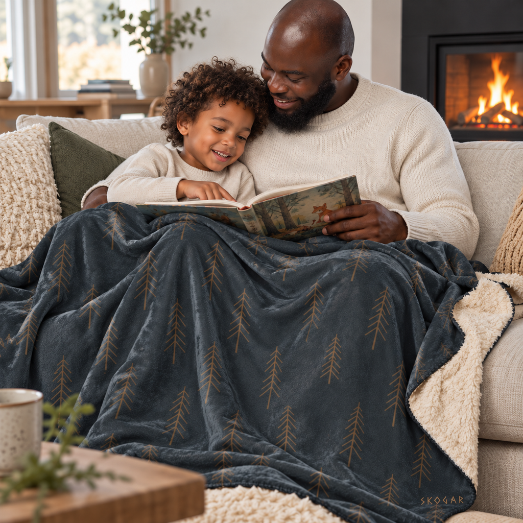 Woodland Sherpa Blanket