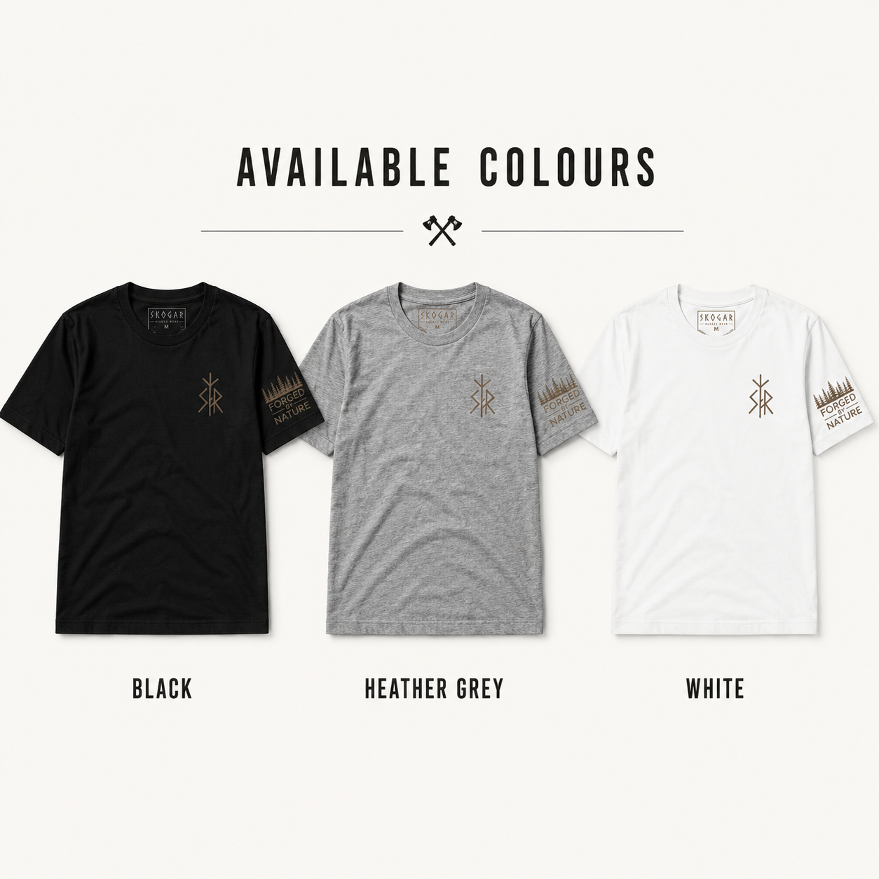 SKOGAR Rugged Wear T-Shirt – Forged by Nature
