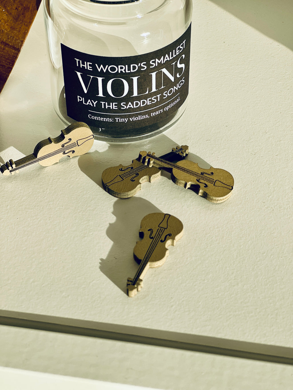 World’s Smallest Violin Jar – Funny Gift for Friend | Sarcastic Sympathy Gift image 9