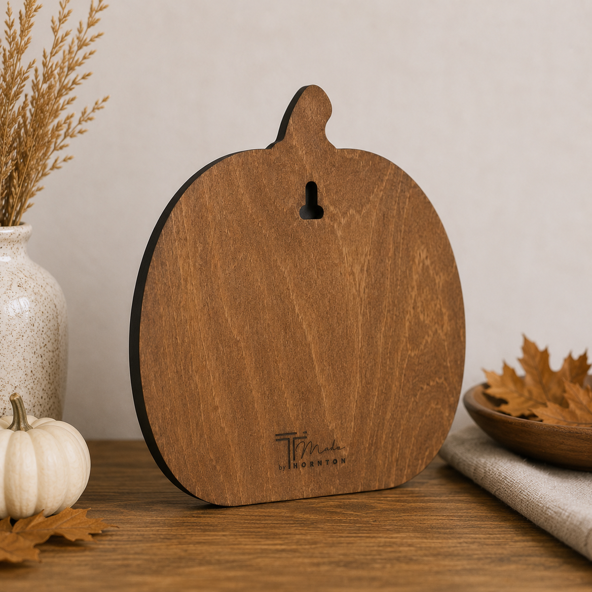 Halloween Pumpkin Décor – Wooden Jack O Lantern Rustic Halloween Wall & Shelf Décor