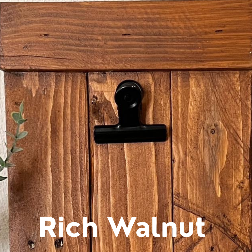 Rustic Wood Clip Frame from Reclaimed Pallet Photo, Recipe, or Note Hold image 8