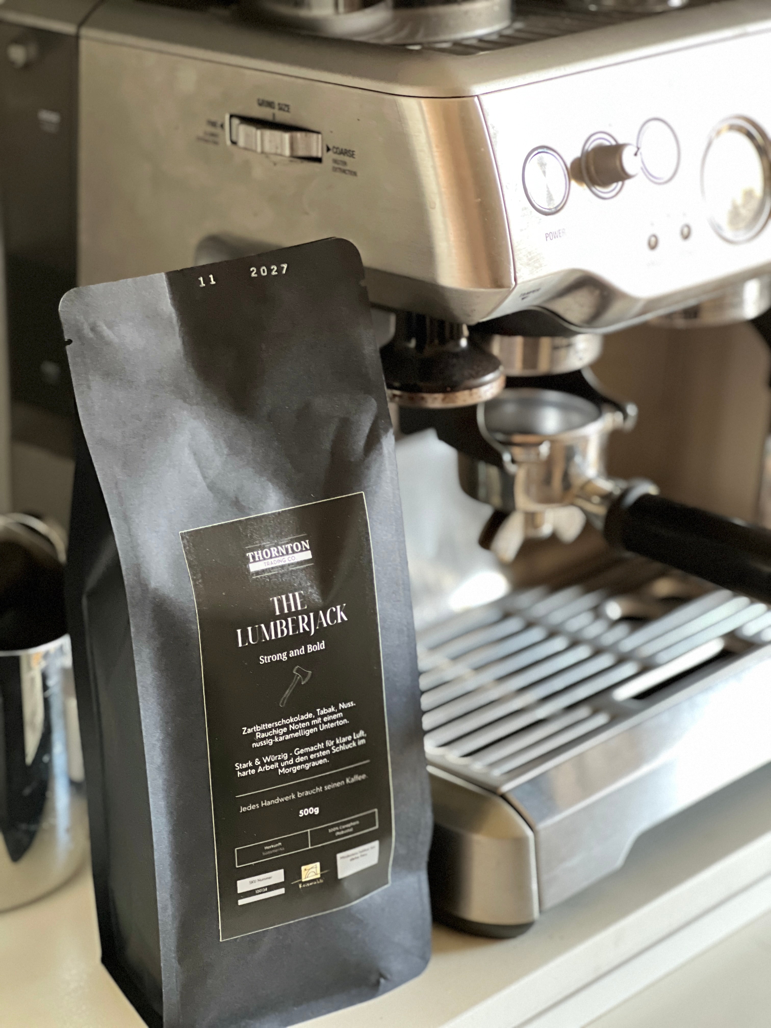 The Lumberjack Coffee | Bold & Smoky German Whole Bean Coffee | Dark Roast image 4