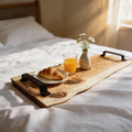 Handmade Wooden Tray – Custom Length | Sofa Tray | Breakfast Tray | Solid Wood image 0