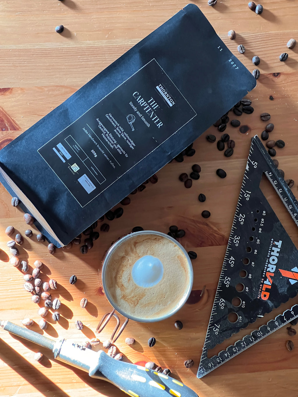 The Carpenter Coffee | Smooth & Balanced German Whole Bean Coffee | Mild Roas image 0