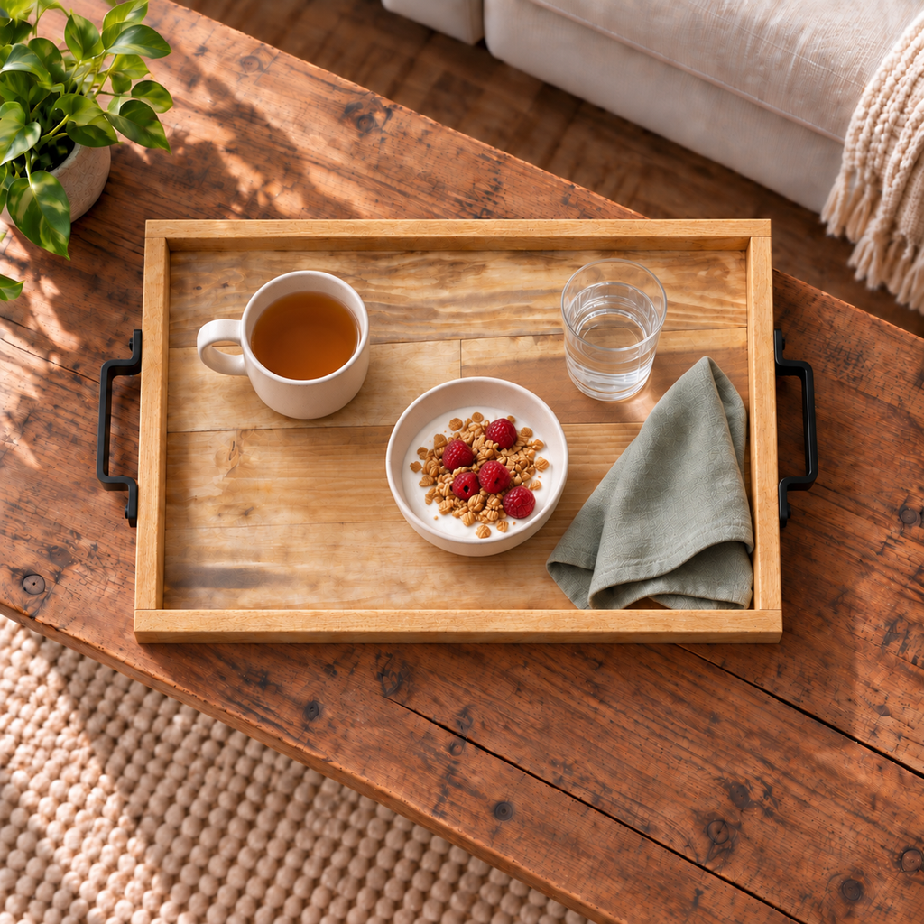 Recycled Pallet Wood Serving Tray