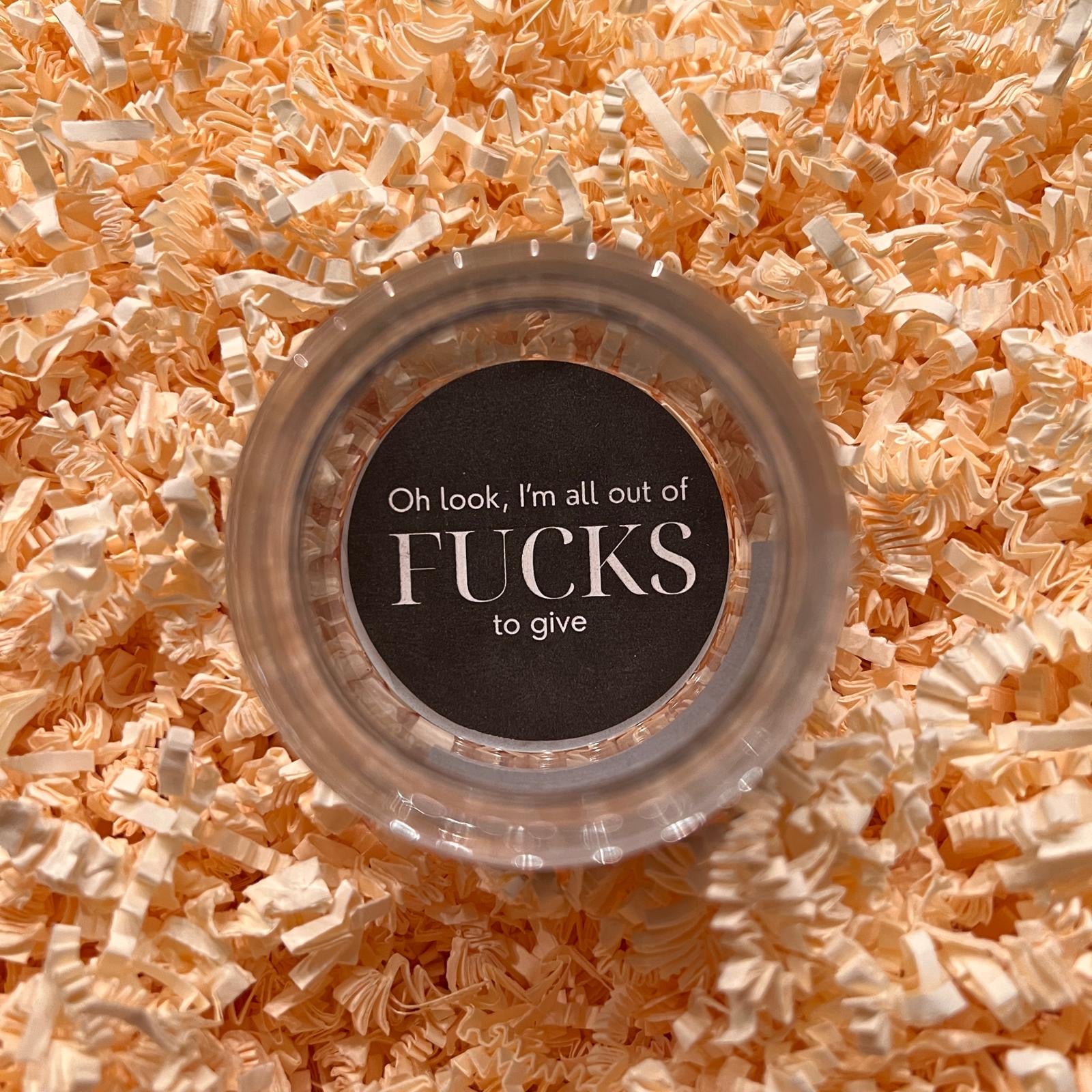 Funny Gag Gift for Coworker - Jar of Fucks to Give