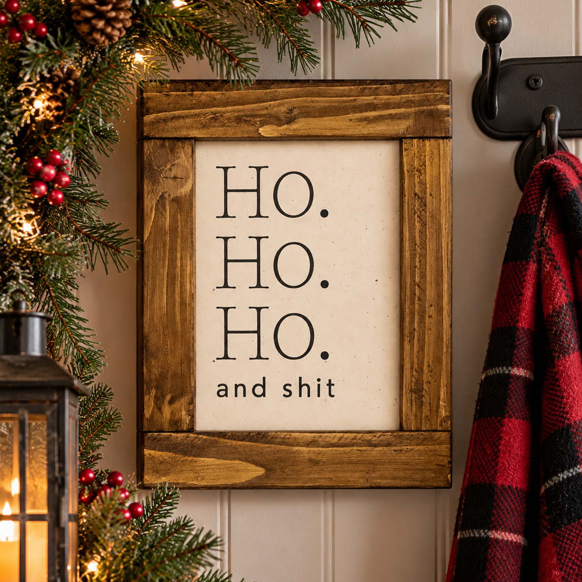 Funny Christmas Signs | Reclaimed Wood Décor