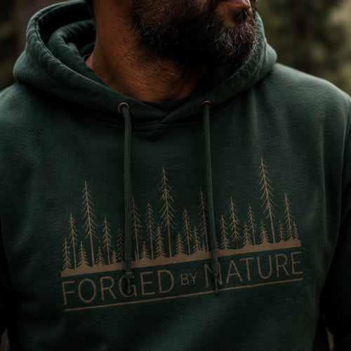 Forest Hoodie – Nordic Outdoor Hoodie | Fleece-Lined Cotton Hoodie | Hiking Hoodie | Camping Sweatshirt