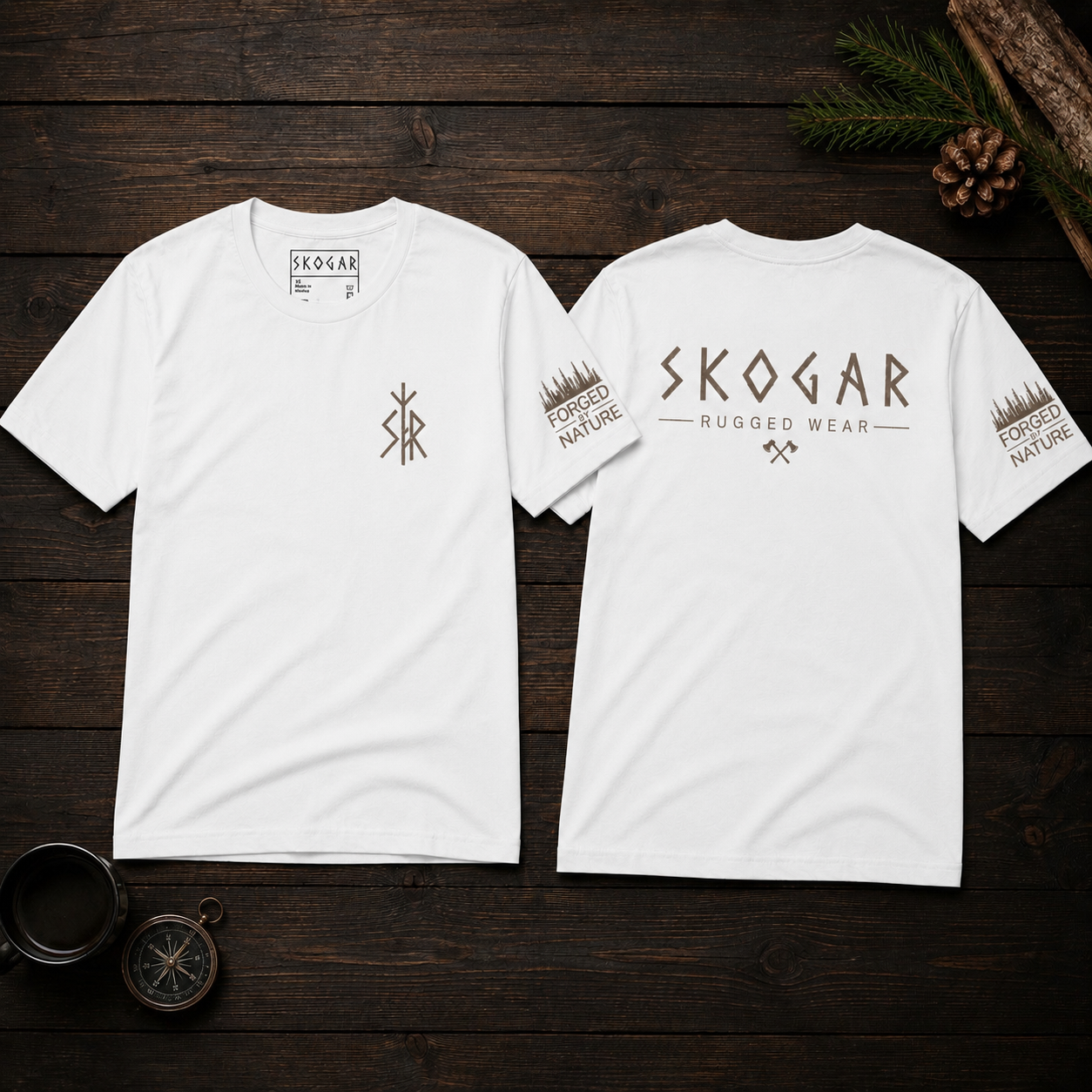 SKOGAR Rugged Wear T-Shirt – Forged by Nature