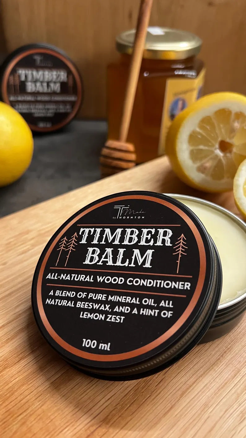 Timber Balm – Natural wood conditioner with beeswax & mineral oil image 0