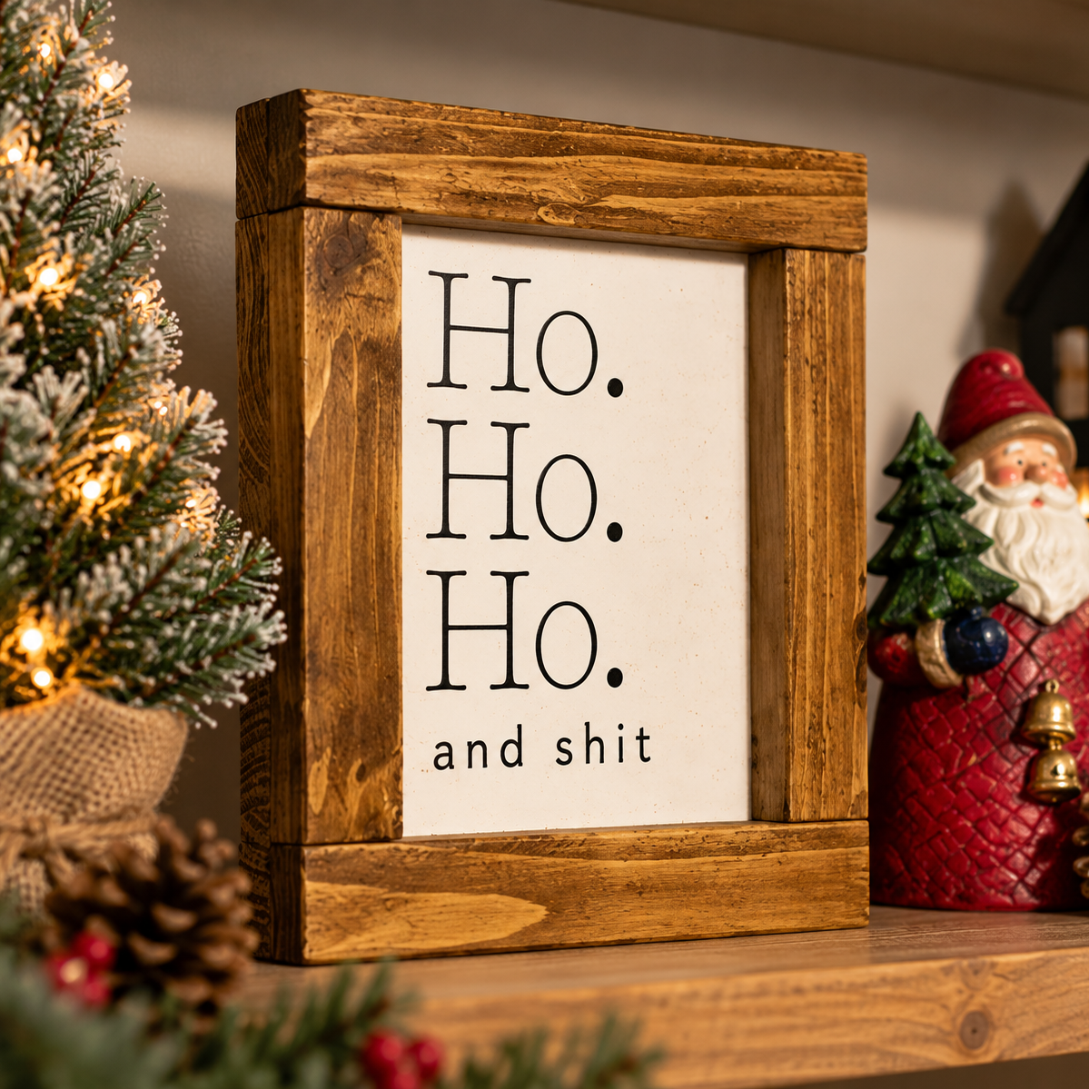Funny Christmas Signs | Reclaimed Wood Décor