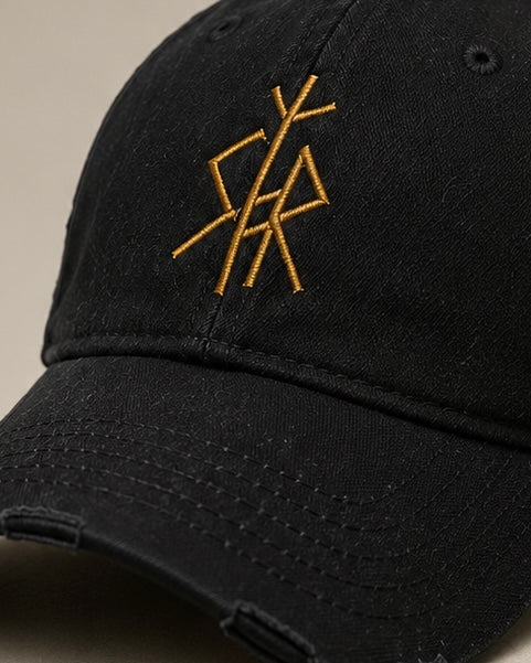 SKOGAR Distressed Dad Hat | Embroidered Outdoor Adventure Cap