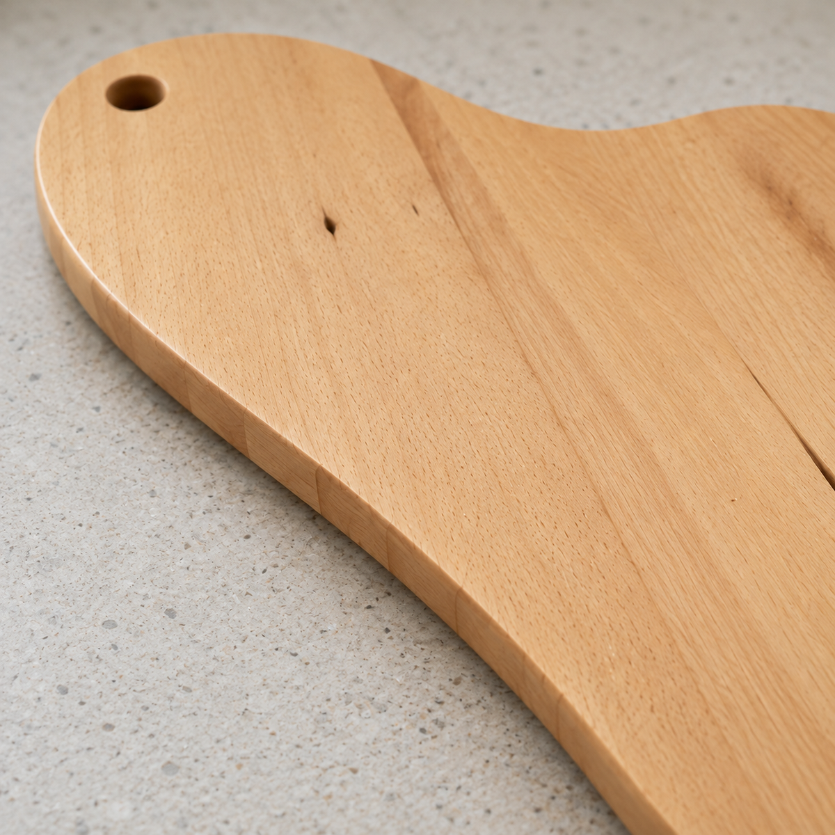 Wooden Cutting & Serving Board – Hand-Cut Beech Wood
