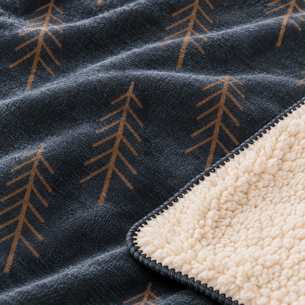 Woodland Sherpa Blanket