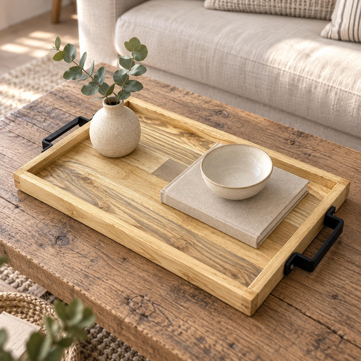 Recycled Pallet Wood Serving Tray