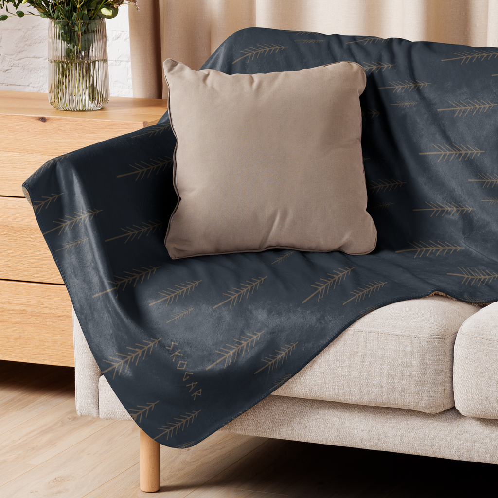 Woodland Sherpa Blanket