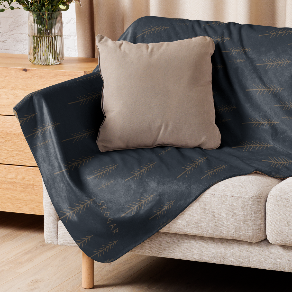 Woodland Sherpa Blanket