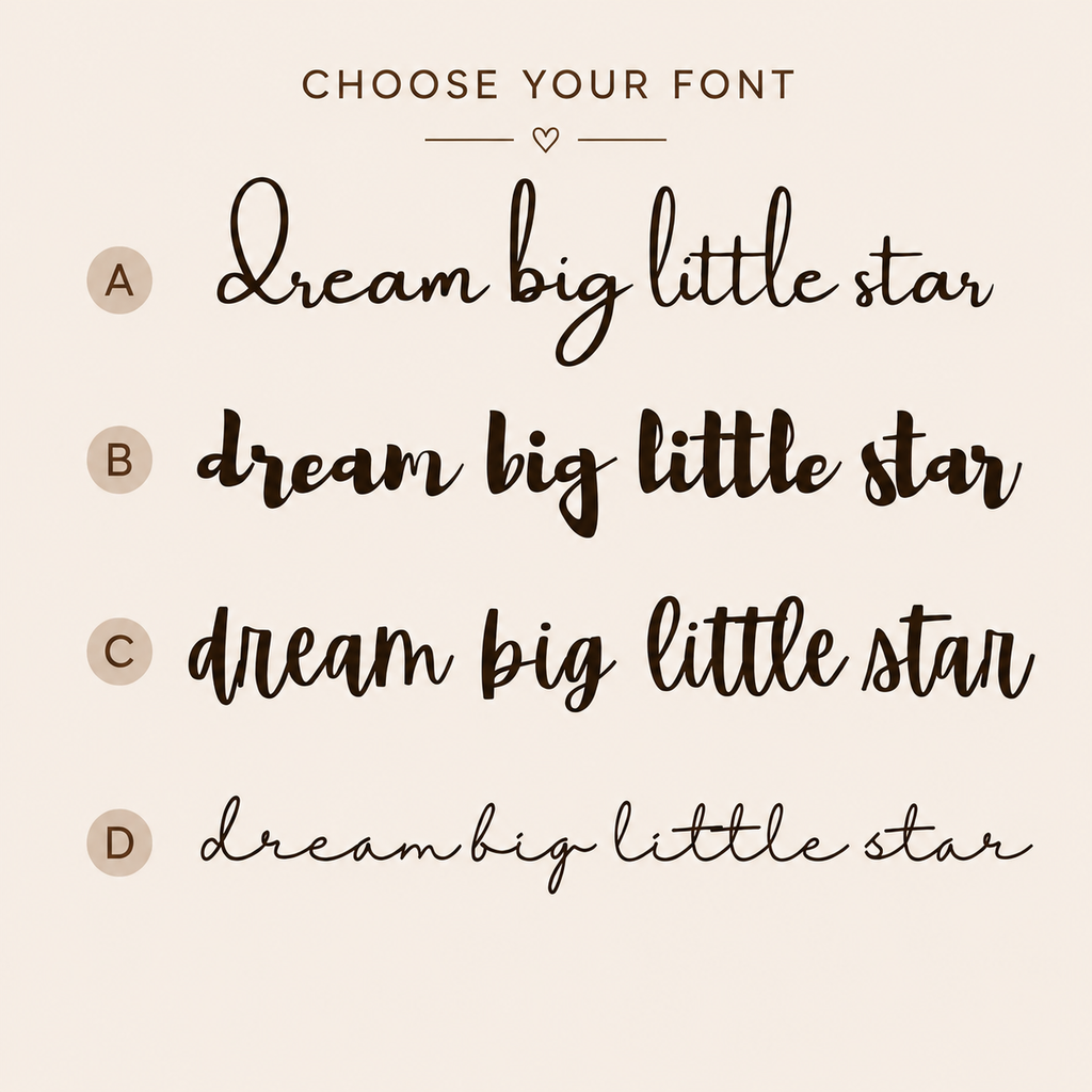 Dream Big Little Star Wooden Nursery Wall Décor | Inspirational Baby Room Sign | Wooden Script Wall Art | Nursery Decoration