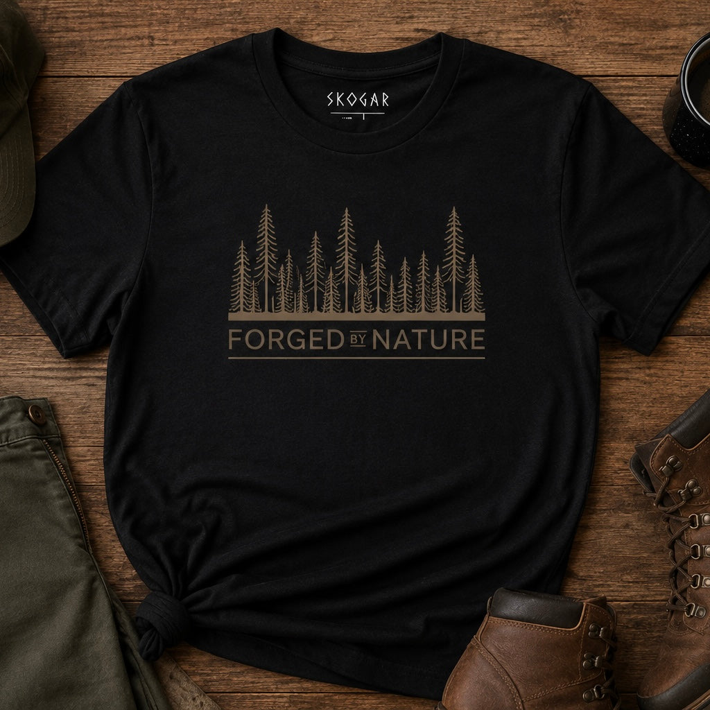 Organic Kids Hiking T-Shirt | Forged by Nature | Matching Dad & Kid Adventure Tee