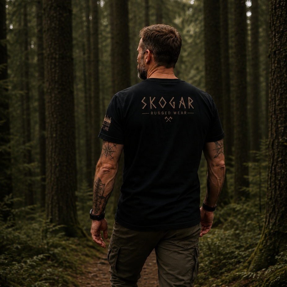SKOGAR Rugged Wear T-Shirt – Forged by Nature