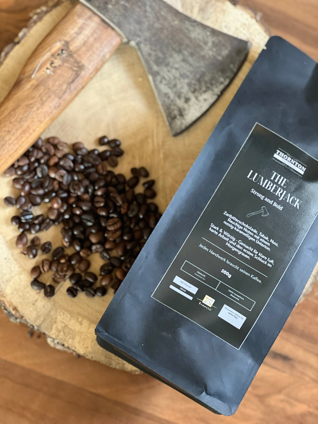 The Lumberjack Coffee | Bold & Smoky German Whole Bean Coffee | Dark Roast image 5
