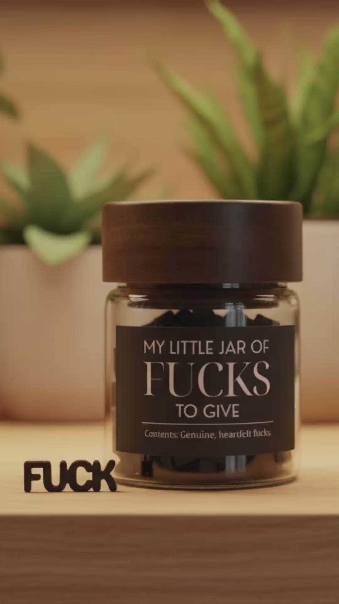 Funny Gag Gift for Coworker - Jar of Fucks to Give